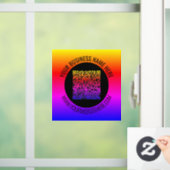QR-Code-Scan und benutzerdefinierte Textfensterkla Fensteraufkleber (Zuhause)