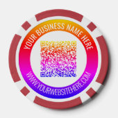 QR-Code-Scan und Poker-Chips für benutzerdefiniert Pokerchips (Rückseite)