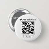 QR-Code-Scan zum Besuch von Minimal-Website-Market Button (Vorne & Hinten)
