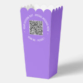 QR-Code Scannen benutzerdefinierter Text- und Farb Geschenkschachtel (Vorderseite)