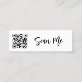 QR-Code Scannen Sie mir Venmo Beruflich kleine Unt Mini Visitenkarte (Vorderseite)