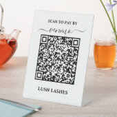 QR-Code scannen, um Scannable Acrylzeichen zu beza Sockelschild (In Situ)