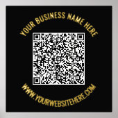 QR-Code Scannen von benutzerdefinierten Text Schwa Foliendrucke (Vorderseite)