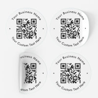 QR-Code Scanner Benutzerdefinierter Text für Busin