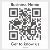 QR-Code-Scanner für benutzerdefinierten Text für d Aufkleber (Blatt)
