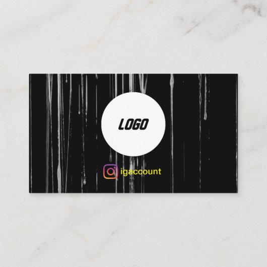 QR-Code-Scannerlogo für coole Maler Visitenkarte (Rückseite)