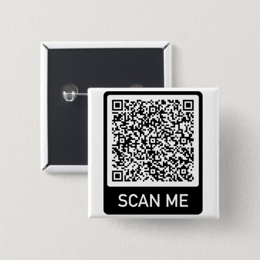 QR-Code - Schaltfläche "Berufliche Personalisierte Button (Vorne & Hinten)