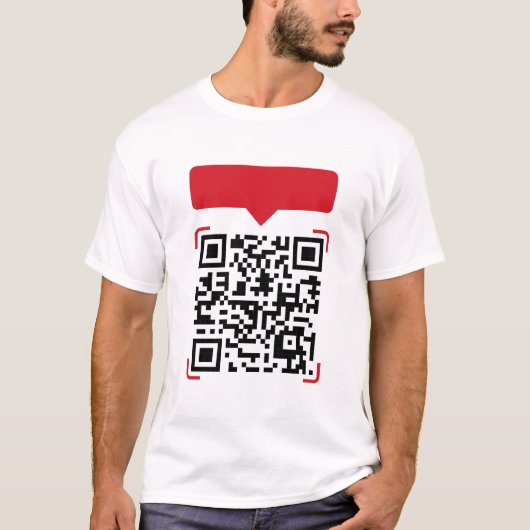 QR-Code schlechte Witze T-Shirt (Vorderseite)