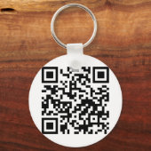 QR-Code Schlüsselanhänger (Vorderseite)