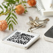 QR Code Schlüsselanhänger (Seite)