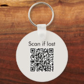 QR-Code Schlüsselanhänger (Rückseite)
