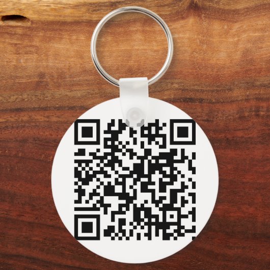 QR-Code Schlüsselanhänger (Vorderseite)