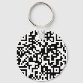 QR-Code Schlüsselanhänger (Vorderseite)