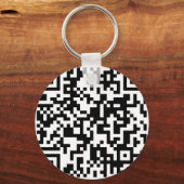 QR-Code Schlüsselanhänger (Vorderseite)