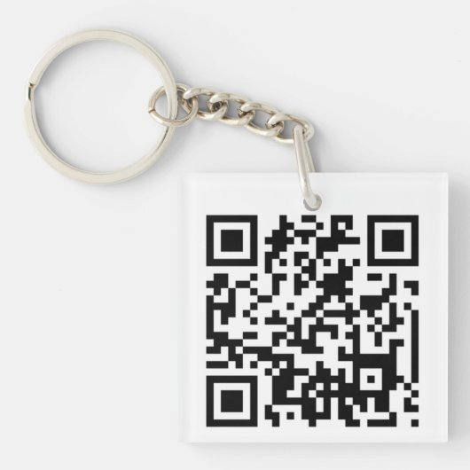 QR CODE SCHLÜSSELANHÄNGER (Vorderseite)