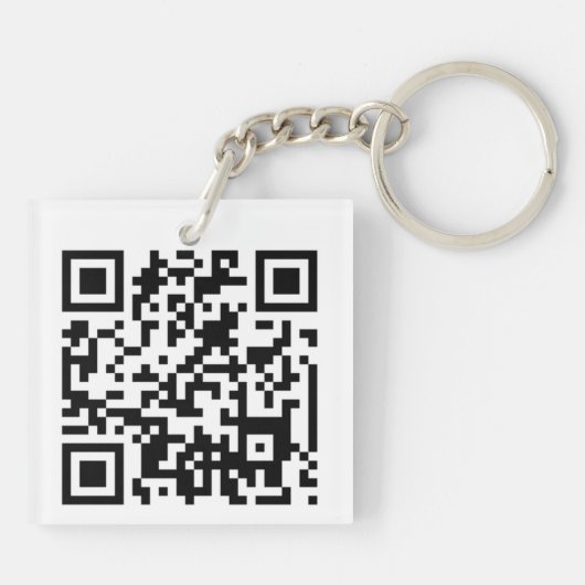 QR CODE SCHLÜSSELANHÄNGER (Rückseite)