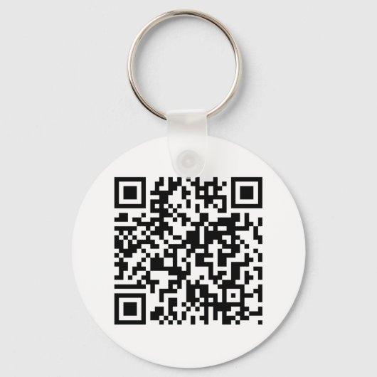 QR-Code Schlüsselanhänger (Vorderseite)