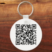 QR-Code Schlüsselanhänger (Vorderseite)