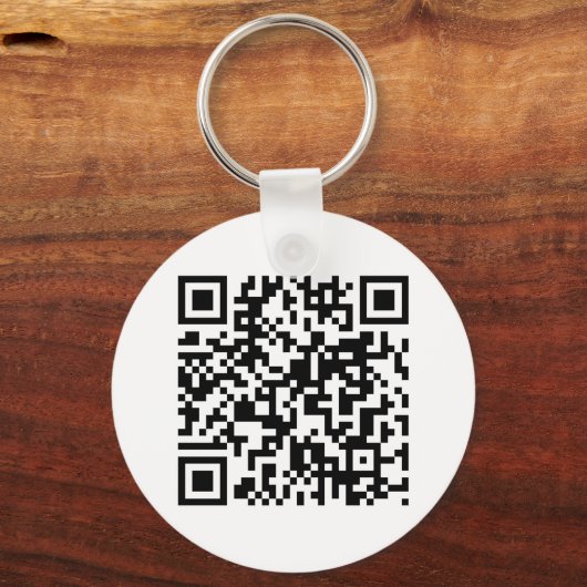 QR-Code Schlüsselanhänger (Vorderseite)