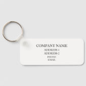 QR-Code-Schlüsselanhänger für kundenspezifisches F Schlüsselanhänger (Rückseite)