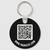 QR-Code-Schlüsselanhänger Schlüsselanhänger (Vorderseite)