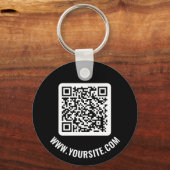 QR-Code-Schlüsselanhänger Schlüsselanhänger (Vorderseite)