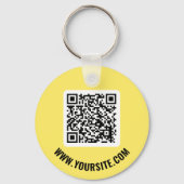 QR-Code-Schlüsselanhänger Schlüsselanhänger (Vorderseite)