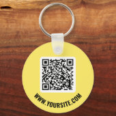 QR-Code-Schlüsselanhänger Schlüsselanhänger (Vorderseite)
