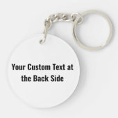 QR-Code-Schlüsselanhänger Schlüsselanhänger (Rückseite)