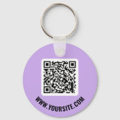 QR-Code-Schlüsselanhänger Schlüsselanhänger (Vorderseite)