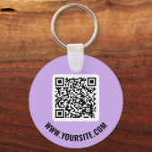 QR-Code-Schlüsselanhänger Schlüsselanhänger (Vorderseite)