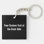 QR-Code-Schlüsselanhänger Schlüsselanhänger (Rückseite)