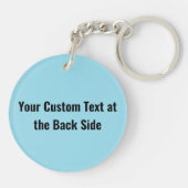 QR-Code-Schlüsselanhänger Schlüsselanhänger (Rückseite)