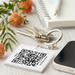 QR-Code-Schlüsselanhänger Schlüsselanhänger