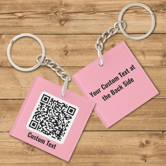 QR-Code-Schlüsselanhänger Schlüsselanhänger