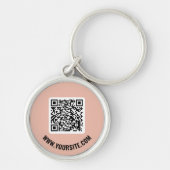 QR-Code-Schlüsselanhänger Schlüsselanhänger (Vorne)