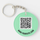 QR-Code-Schlüsselanhänger Schlüsselanhänger (Vorderseite)