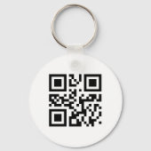 QR-Code-Schlüsselanhänger-Vorlage Schlüsselanhänger (Vorderseite)