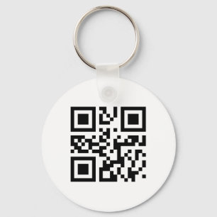 QR-Code-Schlüsselanhänger-Vorlage Schlüsselanhänger