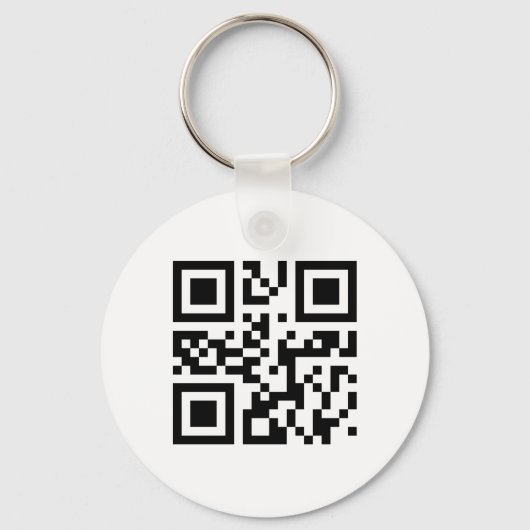 QR-Code-Schlüsselanhänger-Vorlage Schlüsselanhänger (Vorderseite)