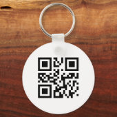 QR-Code-Schlüsselanhänger-Vorlage Schlüsselanhänger (Vorderseite)