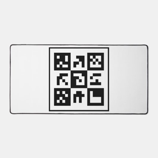 qr Code Schreibtischunterlage (Vorderseite)