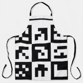 qr Code Schürze (Vorderseite)