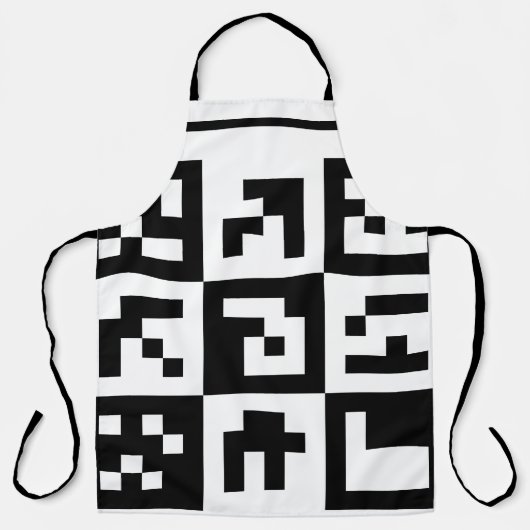 qr Code Schürze (Vorderseite)