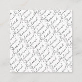 QR-Code Schwarzweiß-Kalligrafie-UAWG-Foto Begleitkarte (Rückseite)