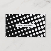 QR-Code Schwarzweißhalbton Visitenkarte (Rückseite)