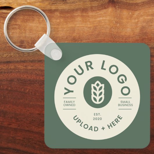 QR-Code-Seite Grün für das individuell anpassbare Schlüsselanhänger (Vorderseite)