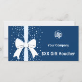 QR Code Services Company Note Gutscheinkarte (Vorderseite)