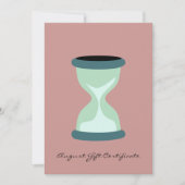 QR Code Services Hinweis August Geschenkgutschein (Vorderseite)