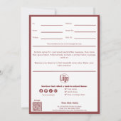 QR Code Services Hinweis August Geschenkgutschein (Rückseite)